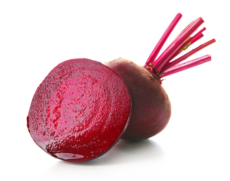 Fresh beetroot from BioconColors, a botanical source for red natural colorants and Betanin extraction.